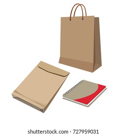 Paper products Vector