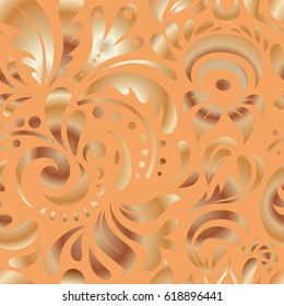 Paper products, wrapping, textiles on yellow background. Vector Christmas seamless pattern in Doodle style Multicolored snowflakes.