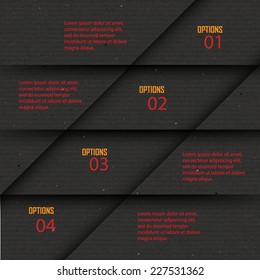 Paper progress steps, Vector design template,infographics design