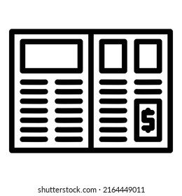 Paper quiz icon outline vector. Ask test. Word education
