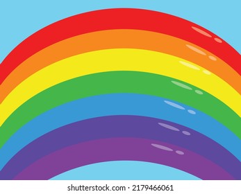 Arcoiris de papel. Nubes y arcoíris al estilo del origami del cielo, papel tapiz para el dormitorio de los niños, diseño de artesanía de la habitación de los bebés diseño de color vector magia de fondo de niño