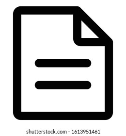 
Paper, reading Bold Vector Icon which can be easily edited or modified
