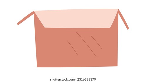 Paper Rectangle Box Vector Illustration