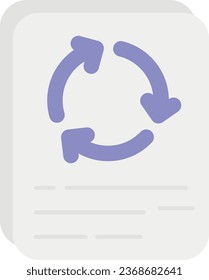 Reciclaje de papel

diseño de icono plano 