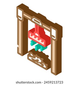 paper recycling waste sorting isometric icon vector. paper recycling waste sorting sign. isolated symbol illustration