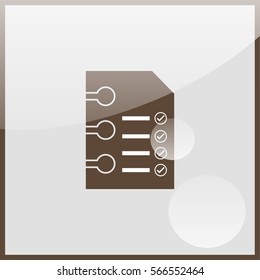 Paper and reminder note