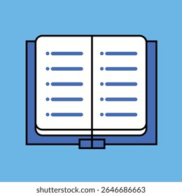 Ilustraciones de negocio de documento de informe en papel