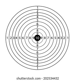 Paper rifle target