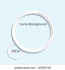 paper rings. abstract vector. eps10