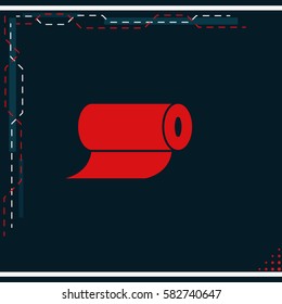 Paper roll icon.