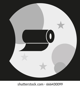 Paper roll icon.