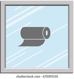 Paper roll icon.