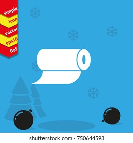 Paper roll icon.