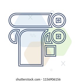 Paper roll icon vector can be used as png, Paper roll