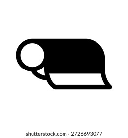 Ilustración de diseño de símbolo de Vector de icono de papel