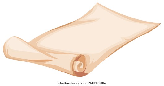 A paper roll template illustration
