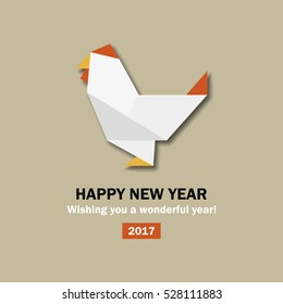 Paper rooster