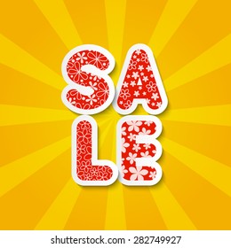 Paper sale message for Your design