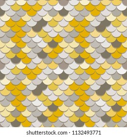 Paper scales seamless vector squama metal pattern for fabric, textile, wrapping, craft, seramic
