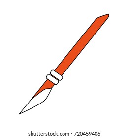 Paper scalpel tool