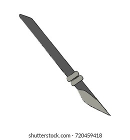 Paper scalpel tool