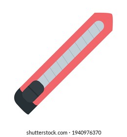paper scalpel tool on background