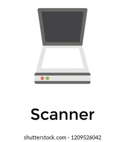 Paper Scanner Vector Icon