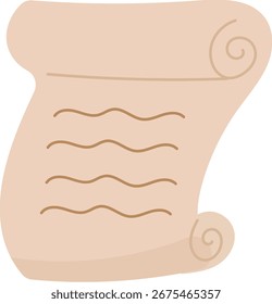 Desplazamiento de papel Manuscrito antiguo Fantasía