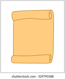 blank scroll clipart