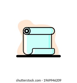 Paper Scroll Conceptual Vector Illustration Icon Design eps10 great for any purposes