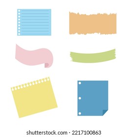Paper sets with various shapes