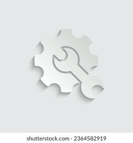 Zeichenzeichen für Vektorsymbol in Papiereinstellungen