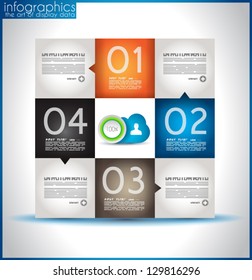 Paper shapes origami infographics - An elegant way to show your data and statistics. Ideal for product ranking and infocharts.