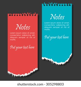Paper sheet design, vector illustration eps 10.