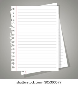 Paper sheet design, vector illustration eps 10.