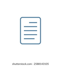 Paper Sheet Document Icon Vector Template