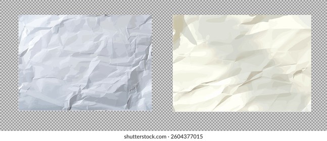 paper sheet effect white old note page fold vector vintage torn crease wrinkle rough notebook mockup pattern blank material letter piece isolated design journal cut poster frame grunge realistic line 
