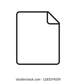 paper sheet empty template image