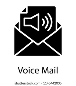 Paper sheet having audio speaker sign representing voicemail icon 