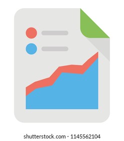 A paper sheet having graphs symbolising marketing analysis