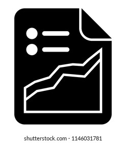 A paper sheet having graphs symbolising marketing analysis