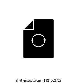 Paper sheet icon. Element of ecology isolated icon. Premium quality graphic design icon. Signs and symbols collection icon for websites, web design