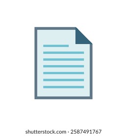 Paper Sheet Icon for Note Taking