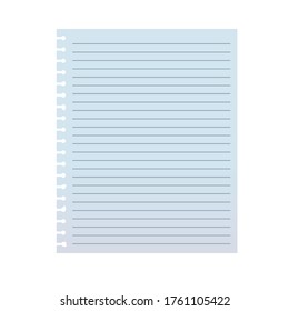 Papiertafel einzeln auf Vektorgrafik