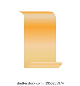 Paper sheet on white background