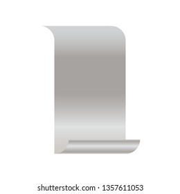 Paper sheet on white background