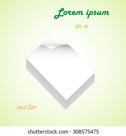 paper, sheet, vector