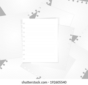 paper sheet. Vector EPS10 