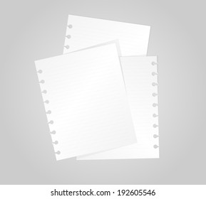 paper sheet. Vector EPS10 