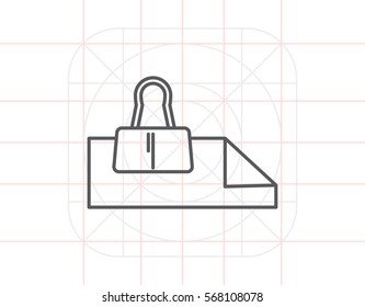 Paper sheets with binder clip